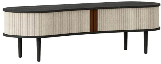 Umage Audacious TV-Bank - schwarze Eiche - White sands